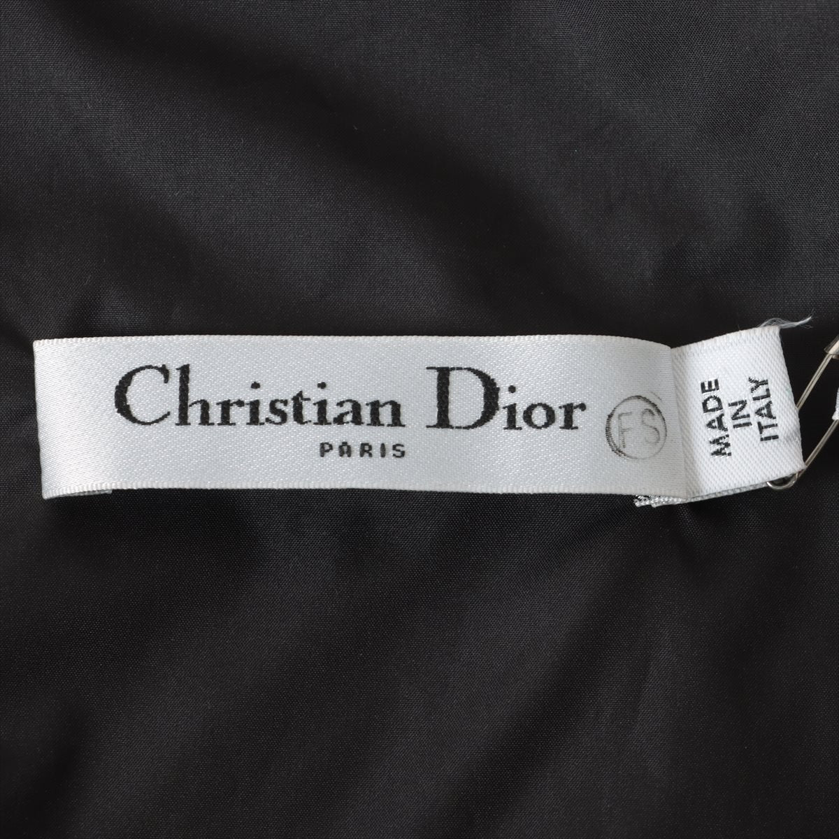 Christian Dior Polyester Dress XS Ladies' Black  217R64A2829 Family sale item There is dirt on the front