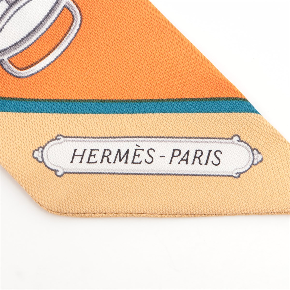 Hermès Twilly Lift Profile Lift Profile Scarf Silk Orange Wears