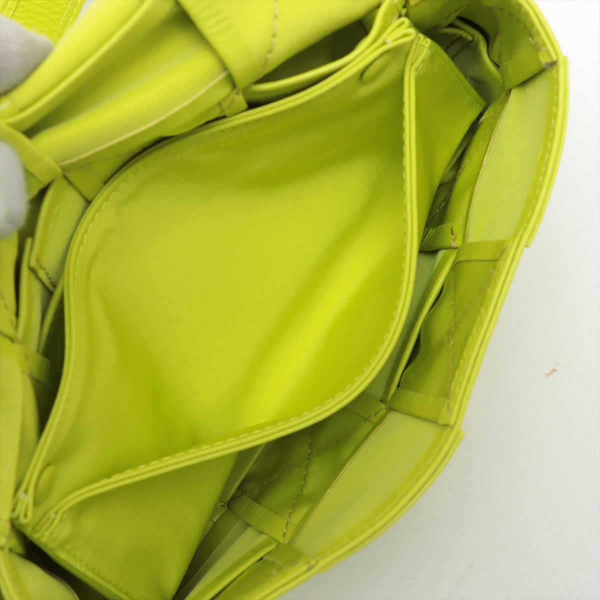Bottega Veneta maxi intrecciato Cassette Leather Sling backpack Green