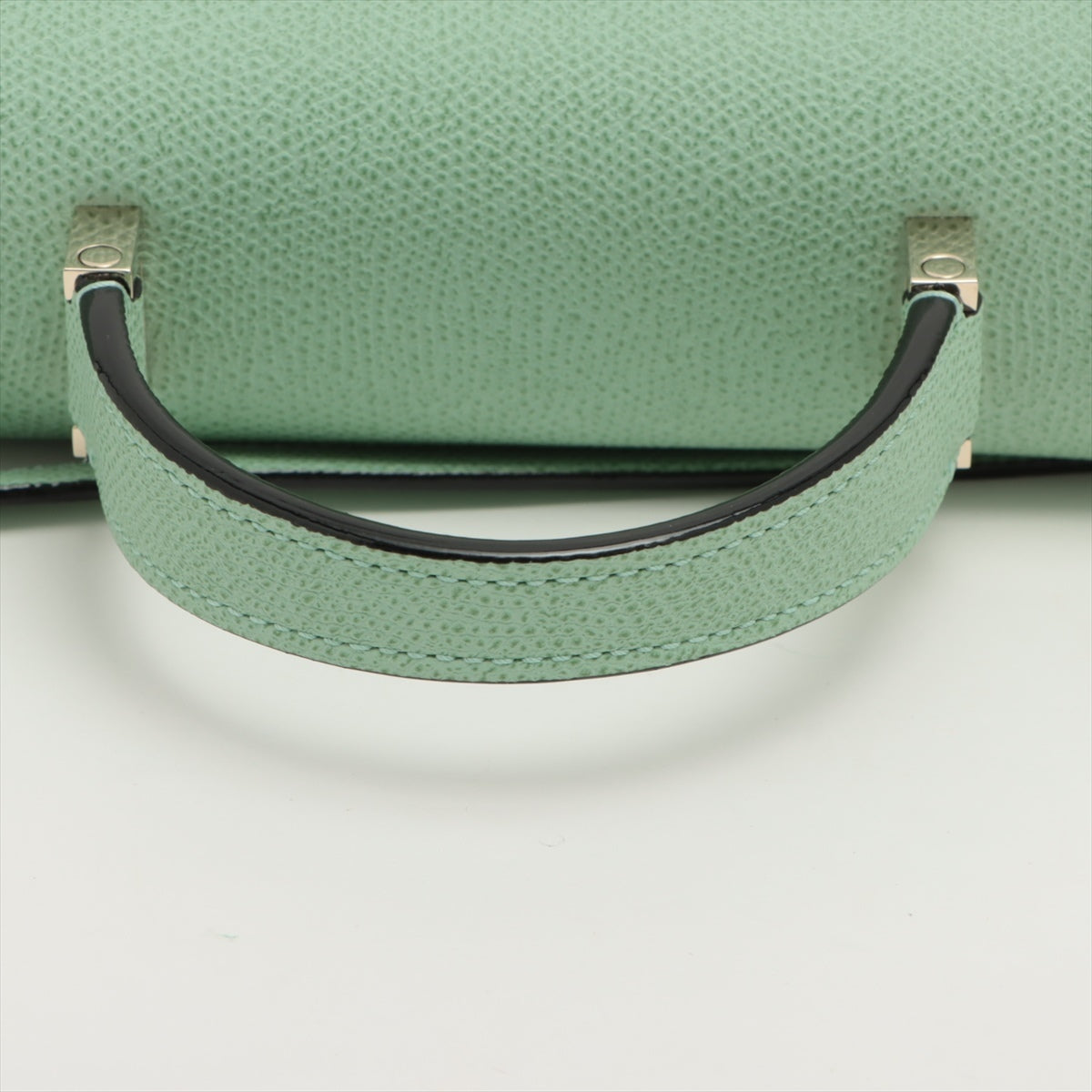 Valextra Micro Igide Leather 2way handbag Green