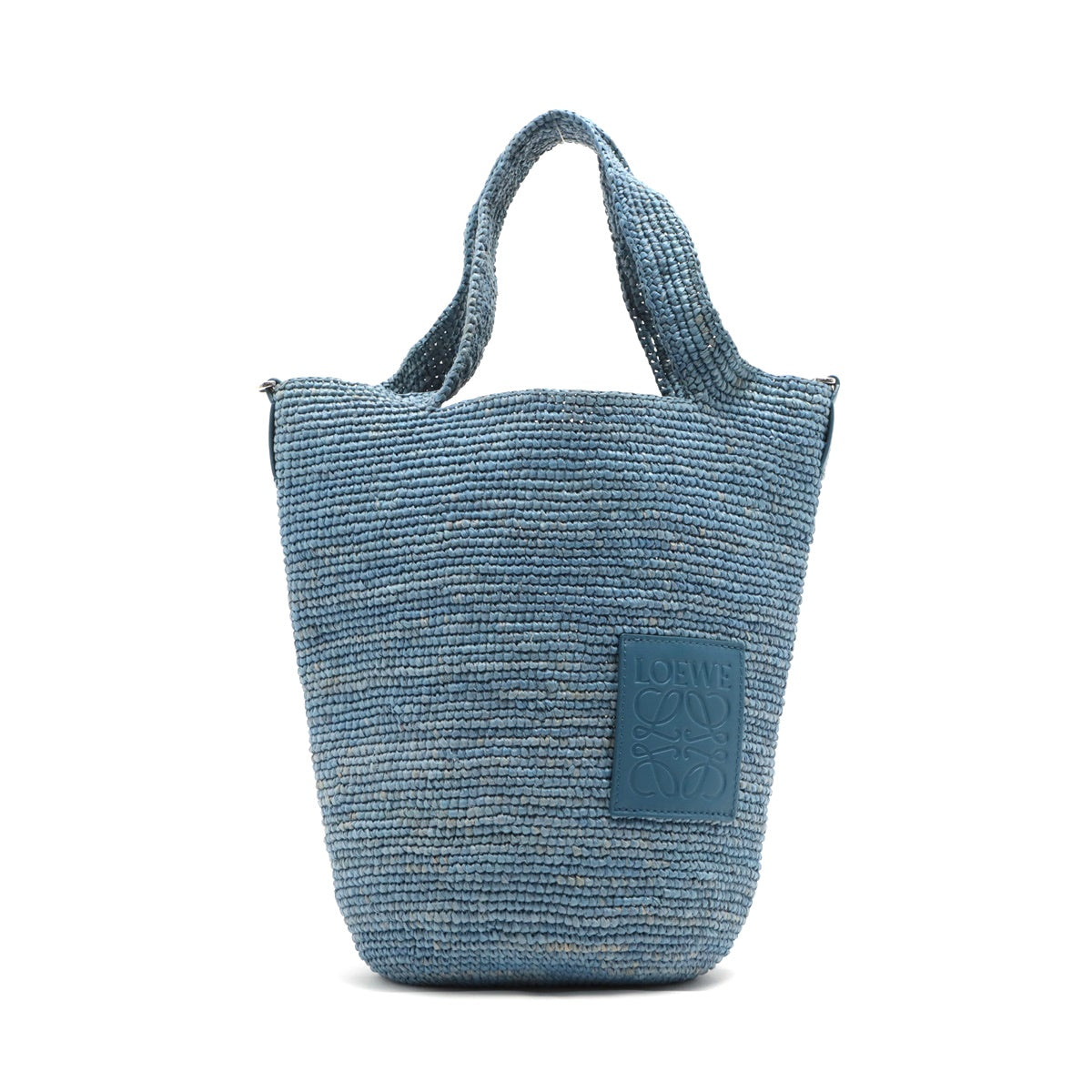 Loewe slit bag Raffia 2way handbag Blue