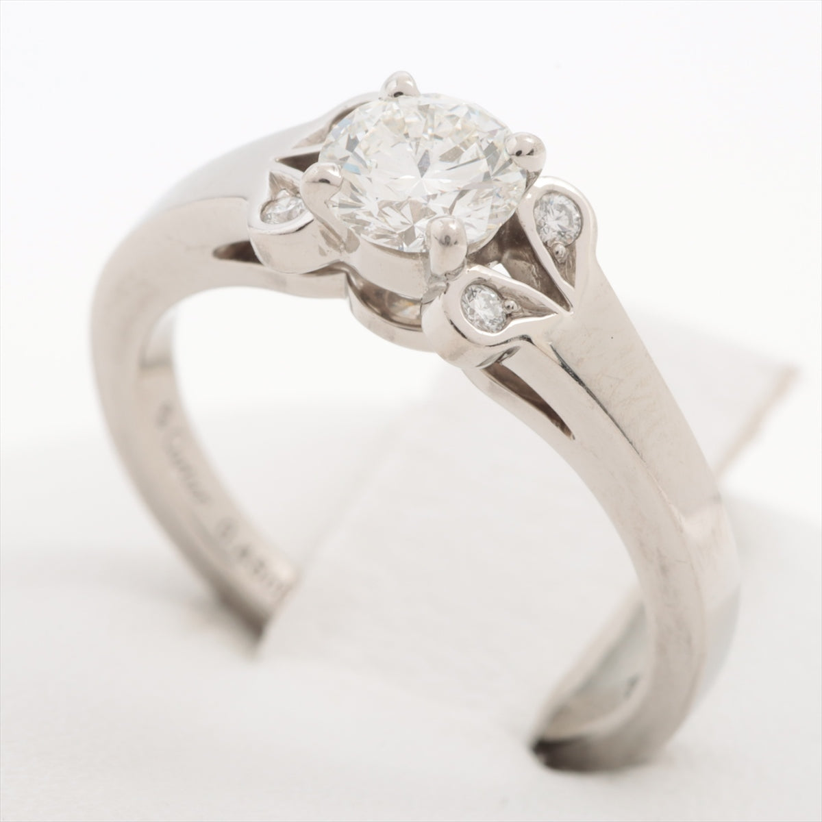 Cartier Ballerina diamond rings Pt950 4.5g 0.45 46