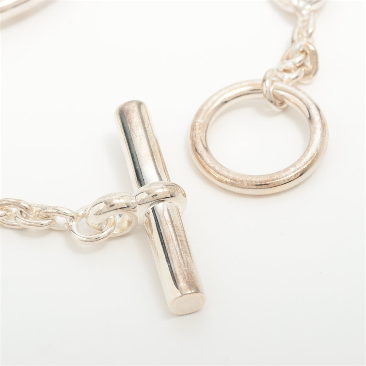 Hermès Chaîne d'Ancre Farandole Bracelet ST 925 25.5g Silver