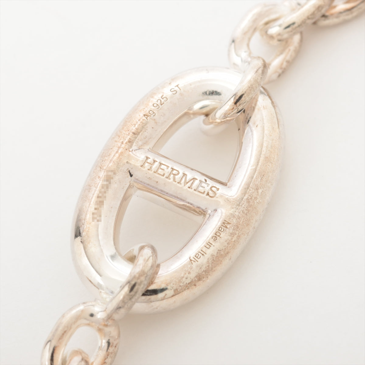 Hermès Chaîne d'Ancre Farandole Bracelet ST 925 25.5g Silver