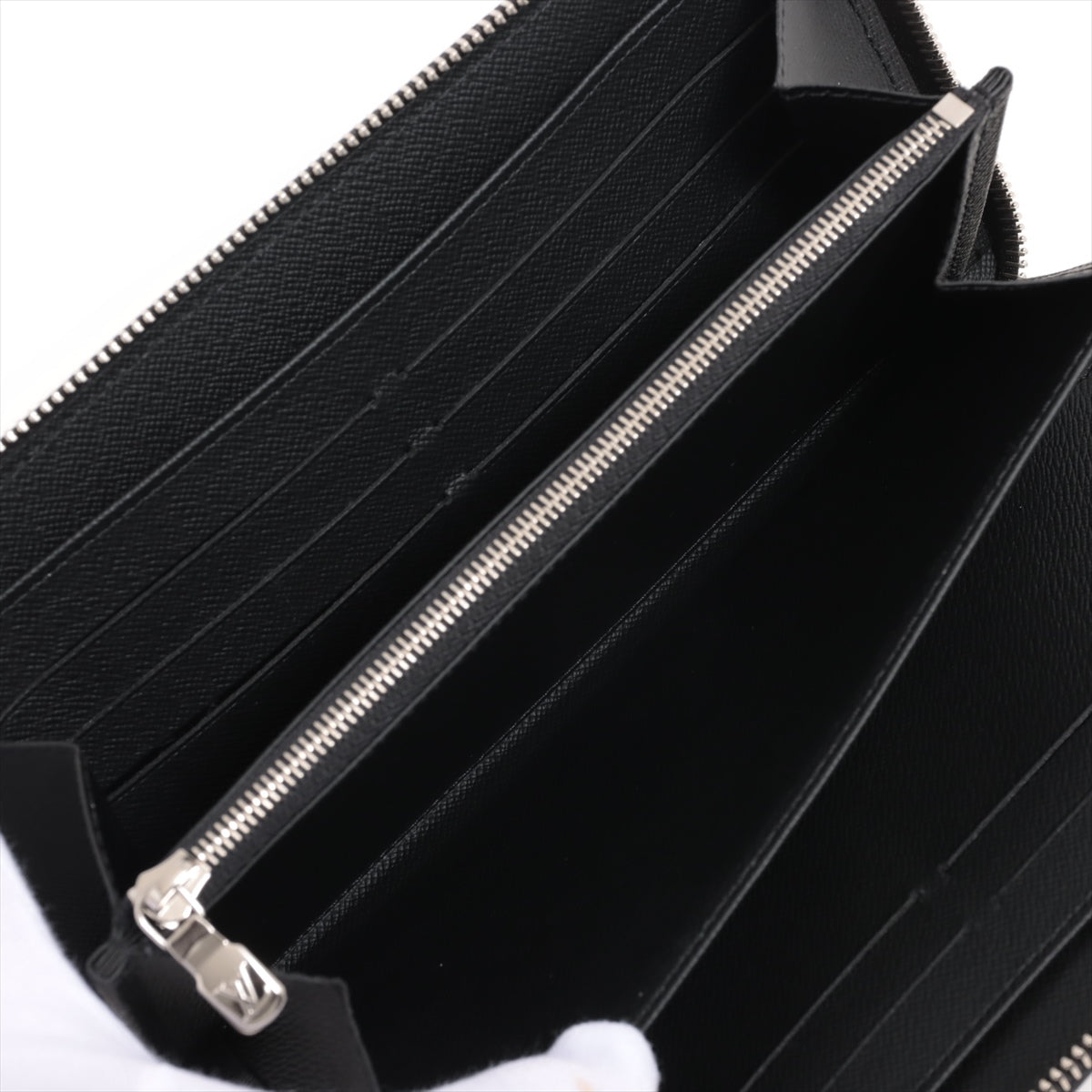 Louis Vuitton Epi Zippy Organizer M62643 Noir Round-Zip-Wallet responsive RFID