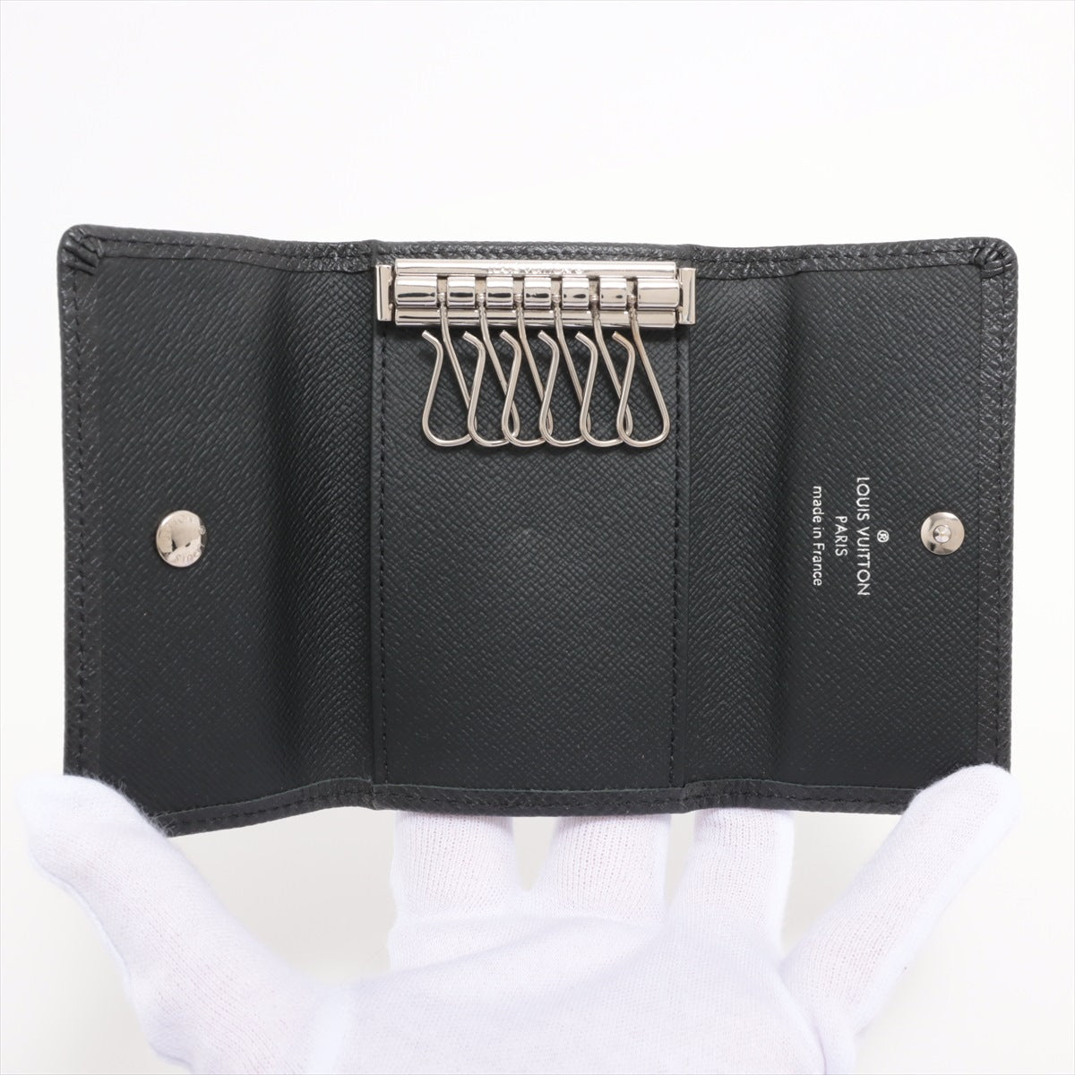 Louis Vuitton Taiga Multiclés 6 M30500 Noir Key Case