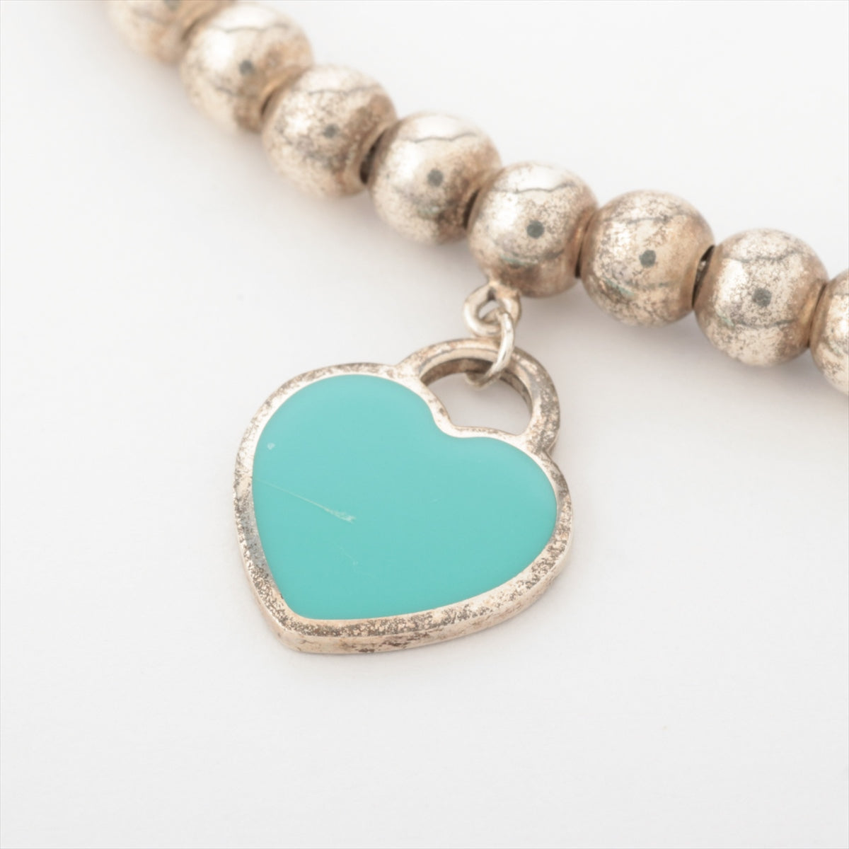 Tiffany return Toe Tiffany Mini heart tag Bracelet 925 5.6g Silver