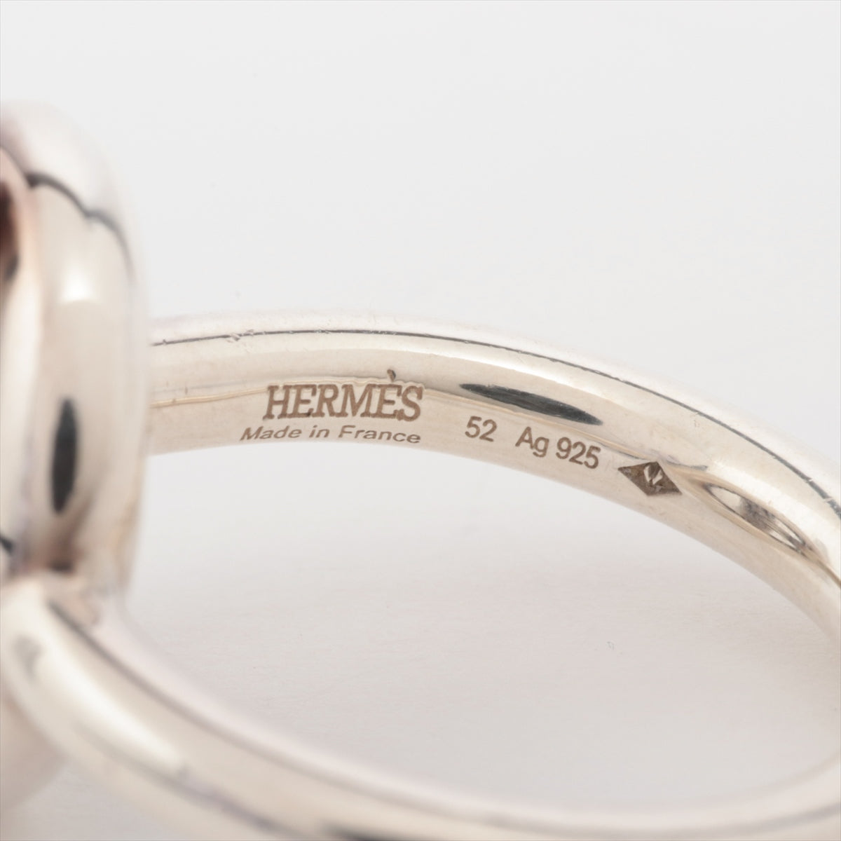 Hermès Shapé rings 52 925 9.1g Silver