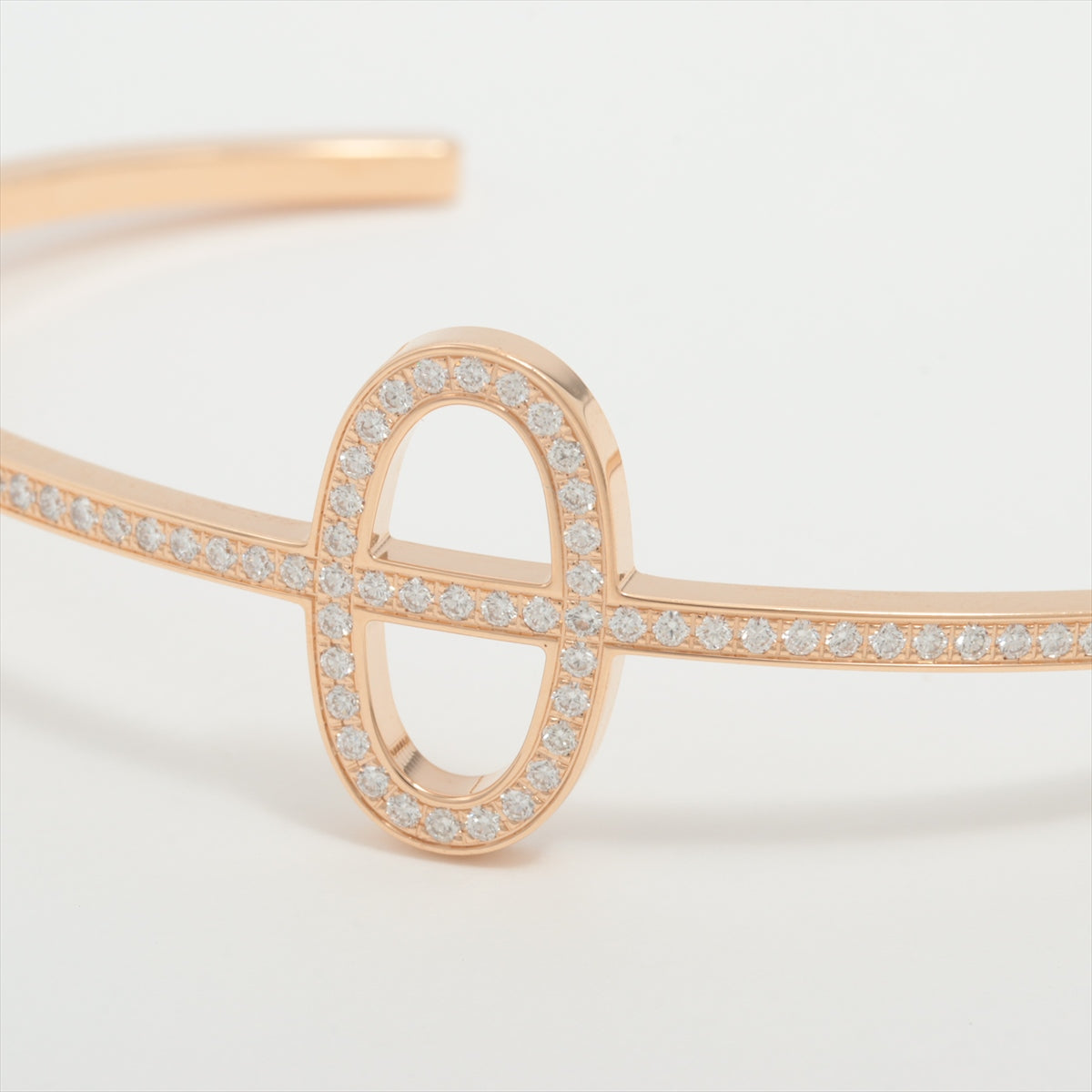 Hermès Chaîne d'Ancre diamond Bracelet 750(PG) 9.9g SH