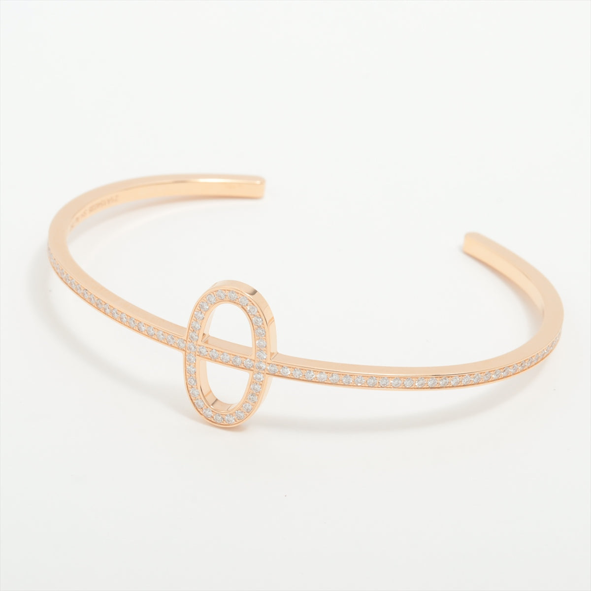 Hermès Chaîne d'Ancre diamond Bracelet 750(PG) 9.9g SH