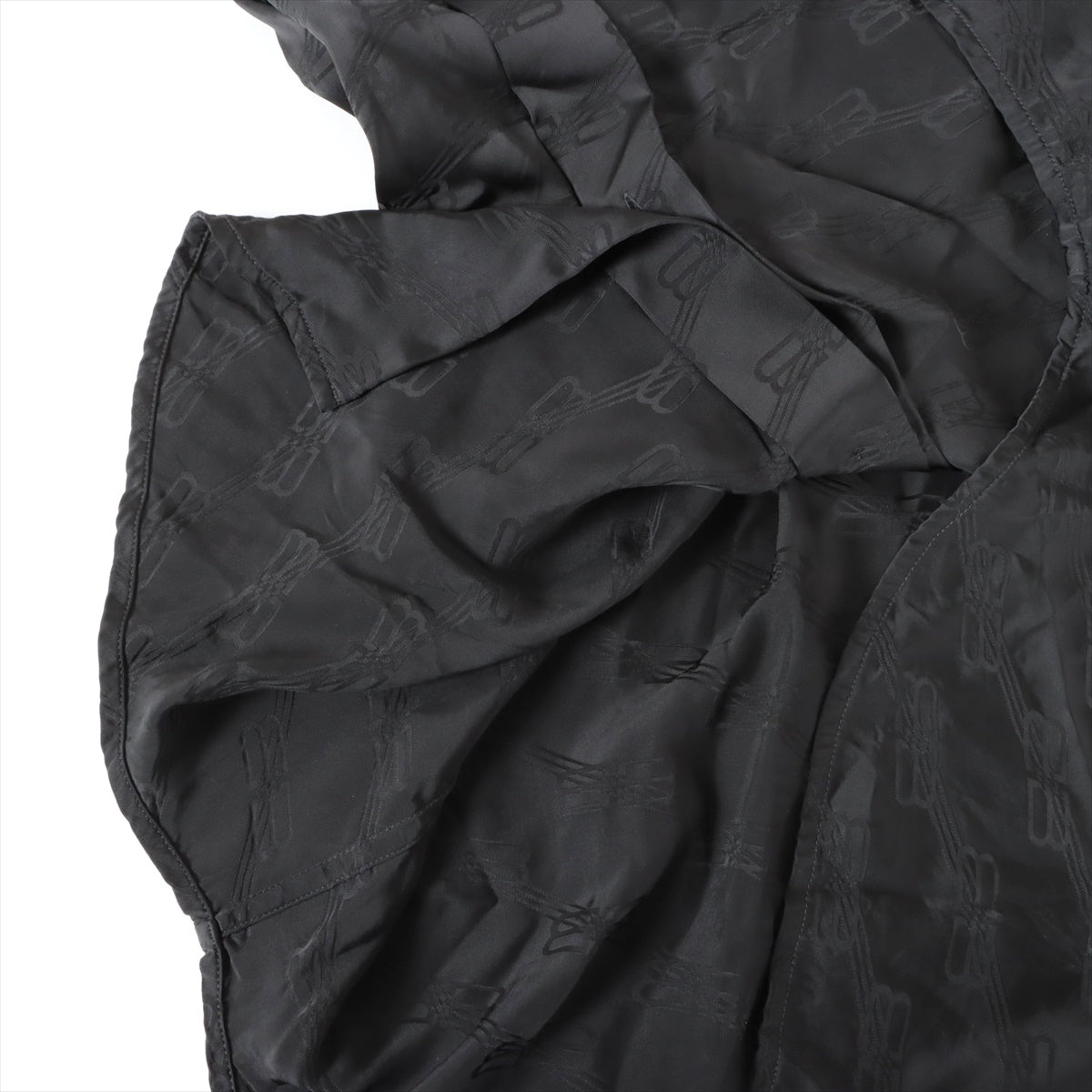 Balenciaga 23SS Rayon Shirt 37 Men's Black  681813 homewear