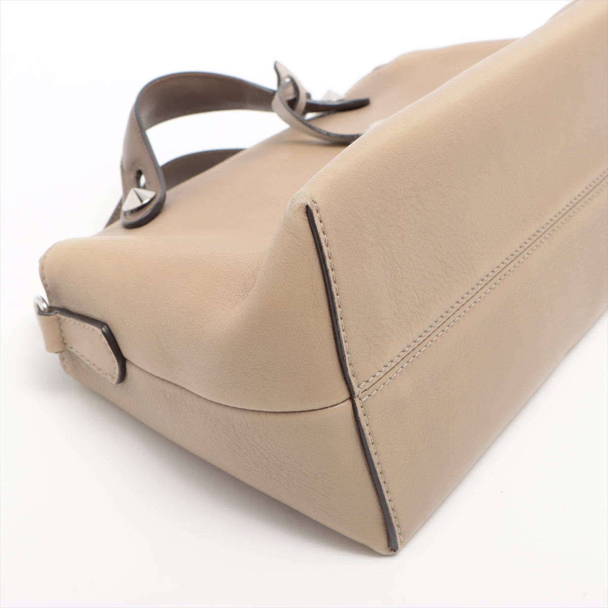 Fendi By the Way Medium Leather 2way handbag Beige 8BL124