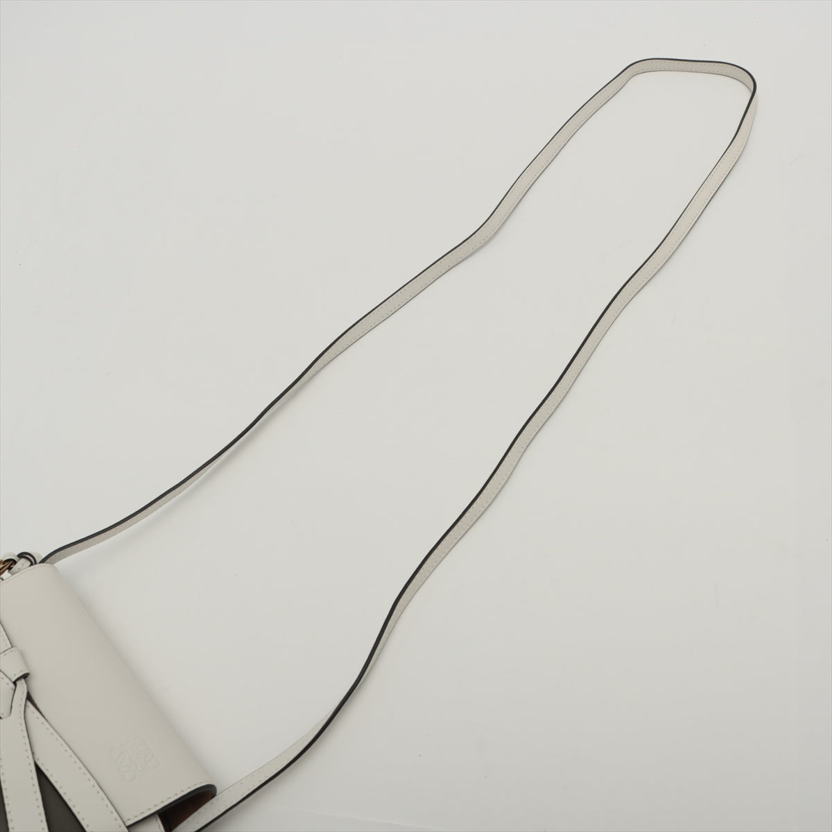 Loewe Mini gate bag Leather Shoulder bag Khaki