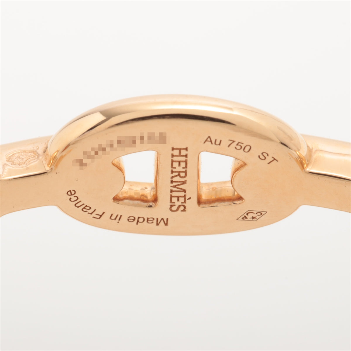 Hermès Chaîne d'Ancre Enchainee Bracelet 750(PG) 39.7g ST