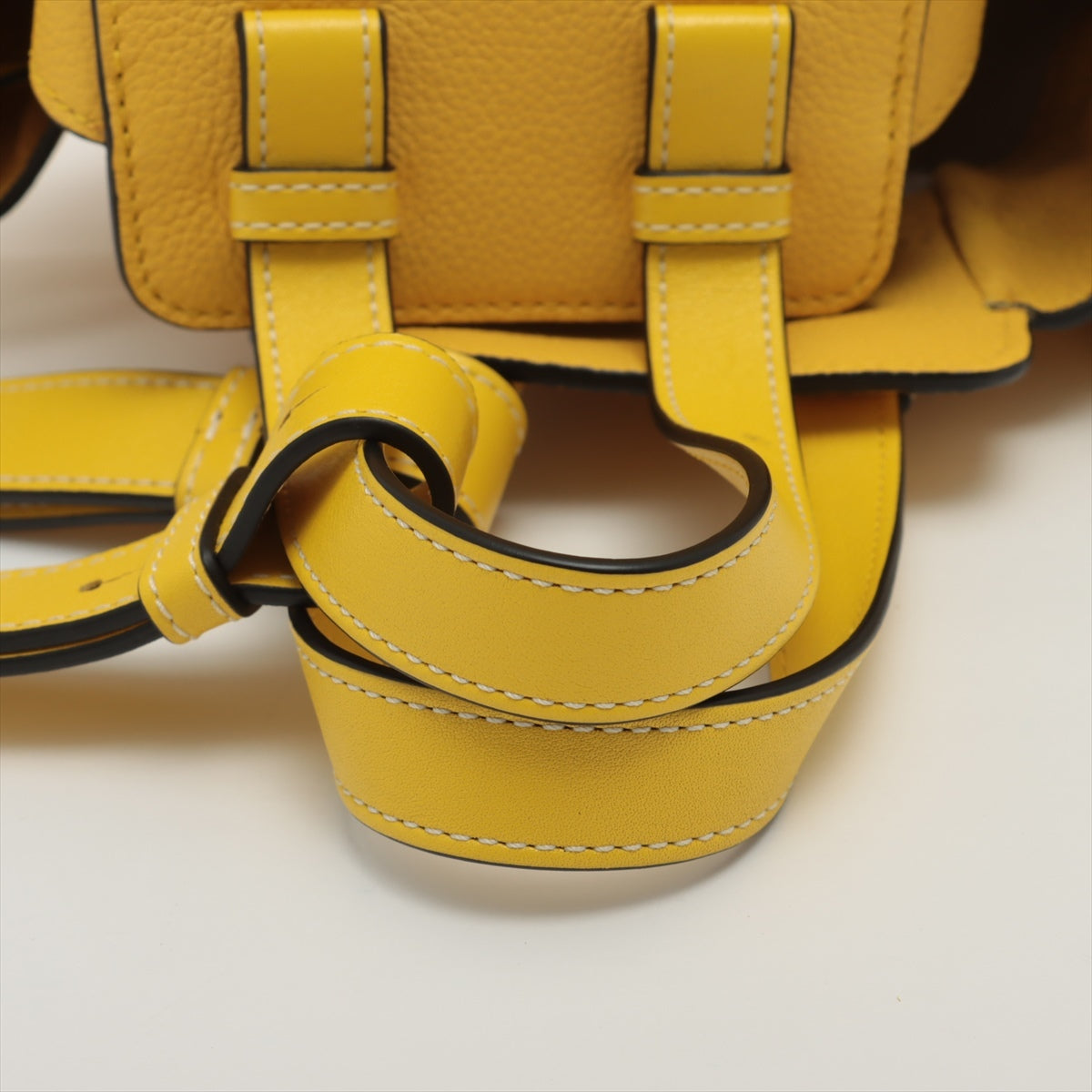 Loewe Hammock small Leather 2way handbag Yellow
