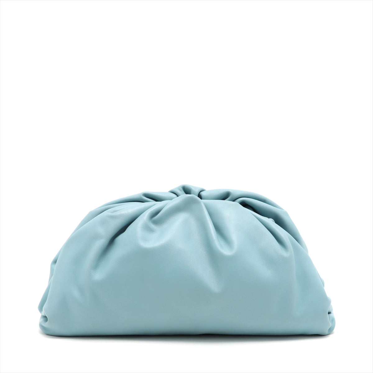 Bottega Veneta The Pouch Leather Clutch bag Light blue