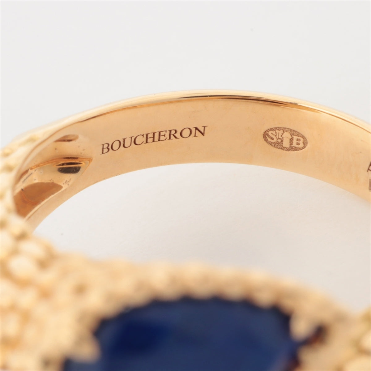 Boucheron Serpent Bohème Toi et Moi Lapis lazuli rings 750(YG) 10.0g 55