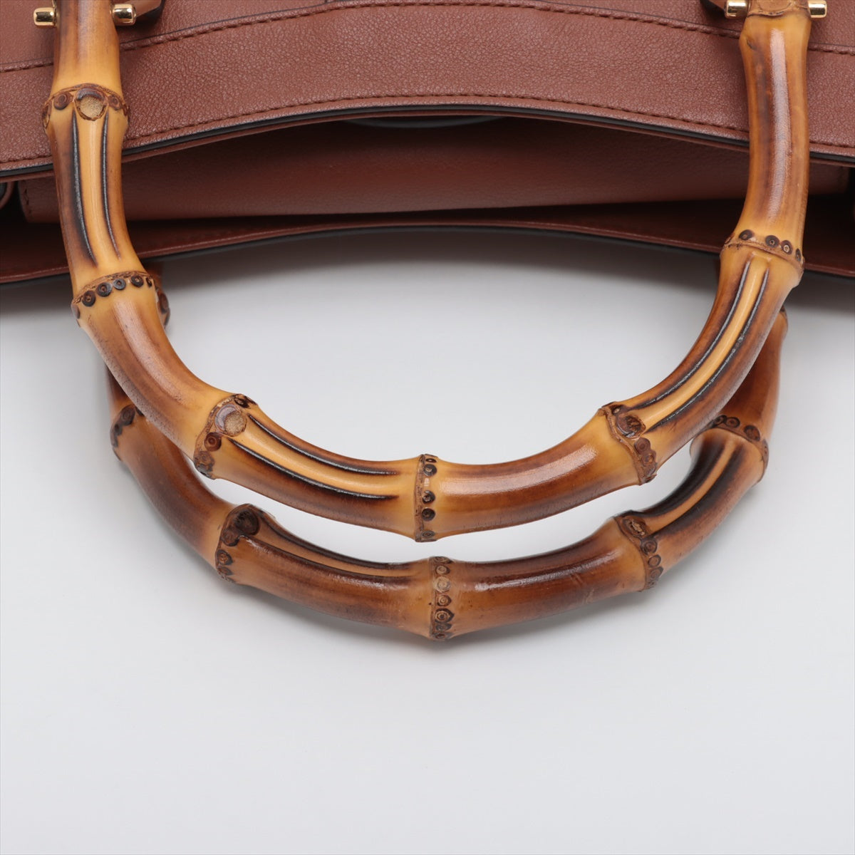 Gucci Bamboo Diana Leather 2way handbag Brown 655658