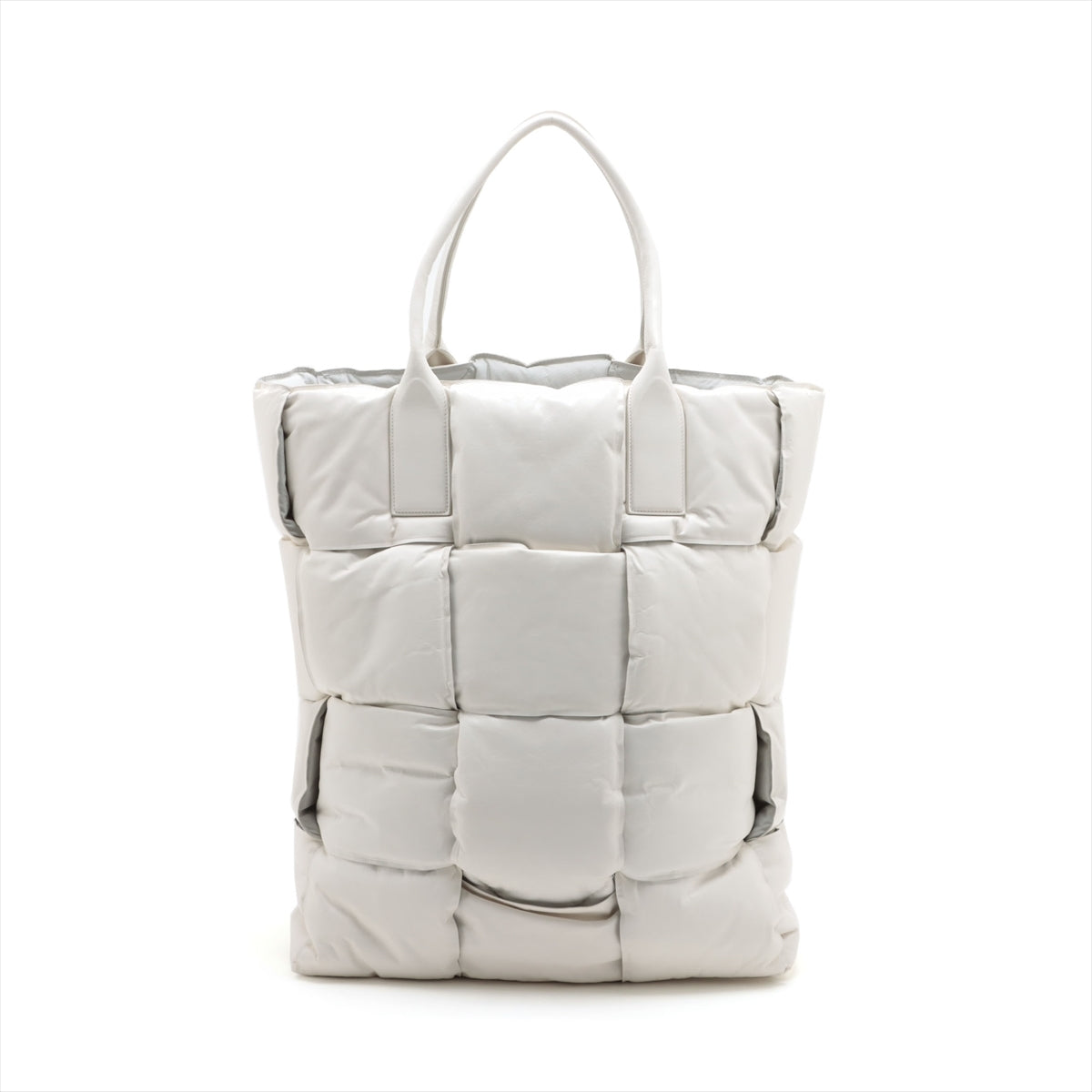 Bottega Veneta maxi intrecciato The Arco tote Leather Tote bag White