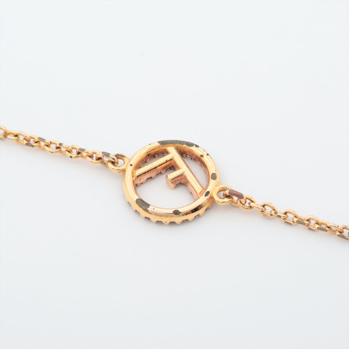 Fendi F is Fendi Bracelet GP×inestone Gold