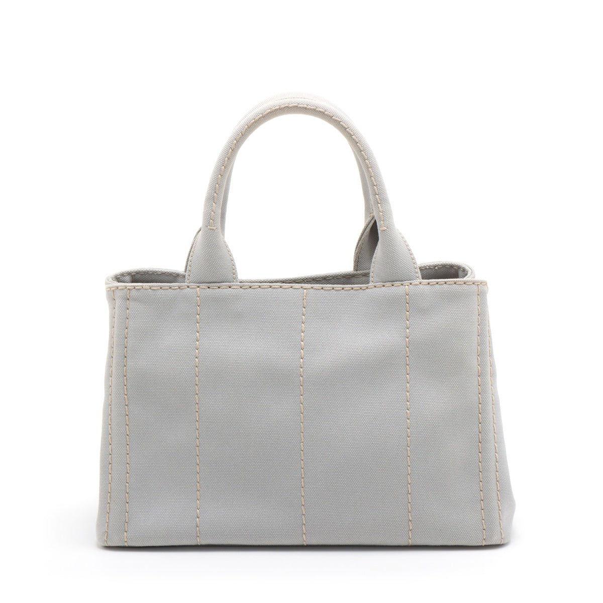 Prada Mini Canapa canvas 2way handbag Grey 1BG439