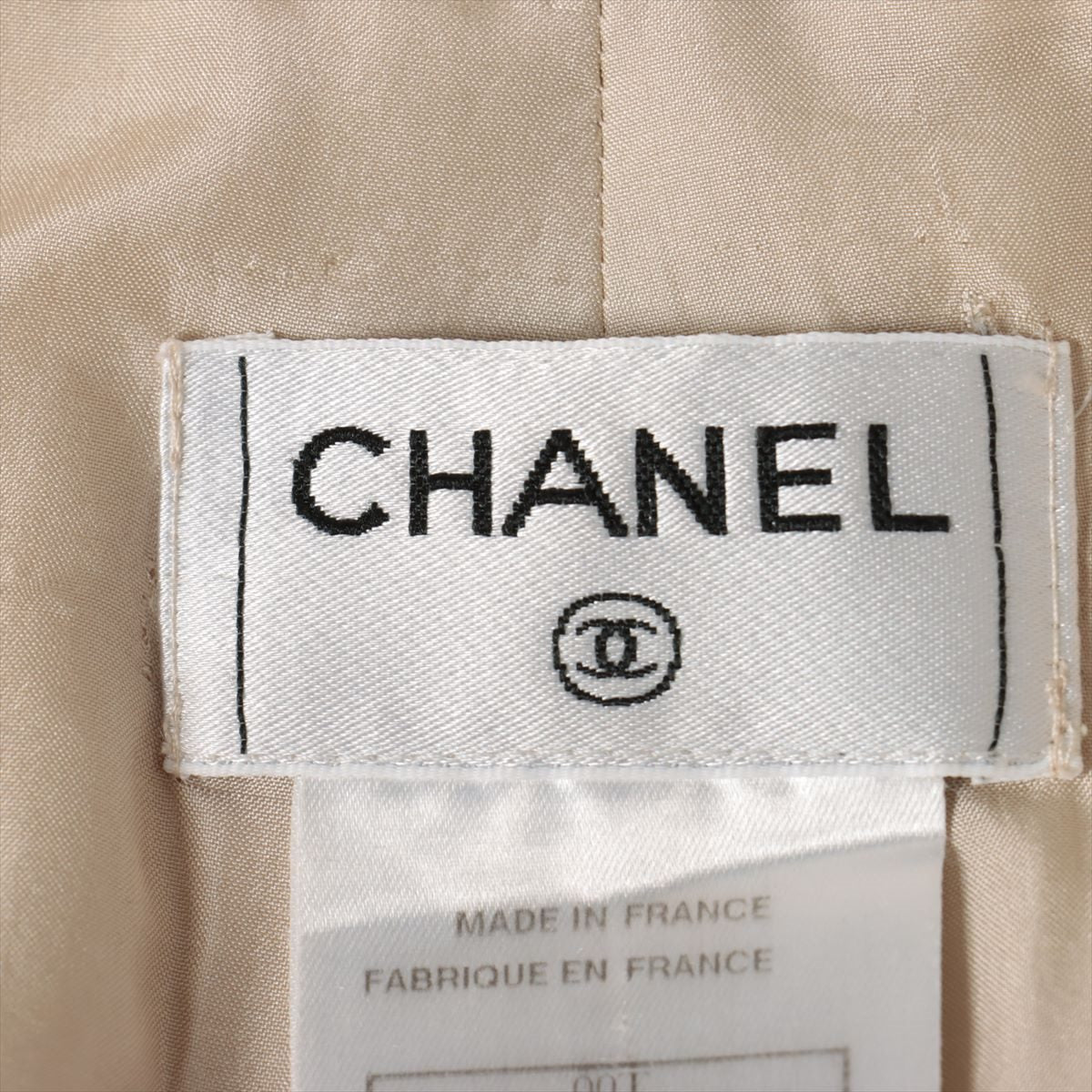 Chanel 00T Wool Pants 36 Ladies' Beige  There are holes in several places