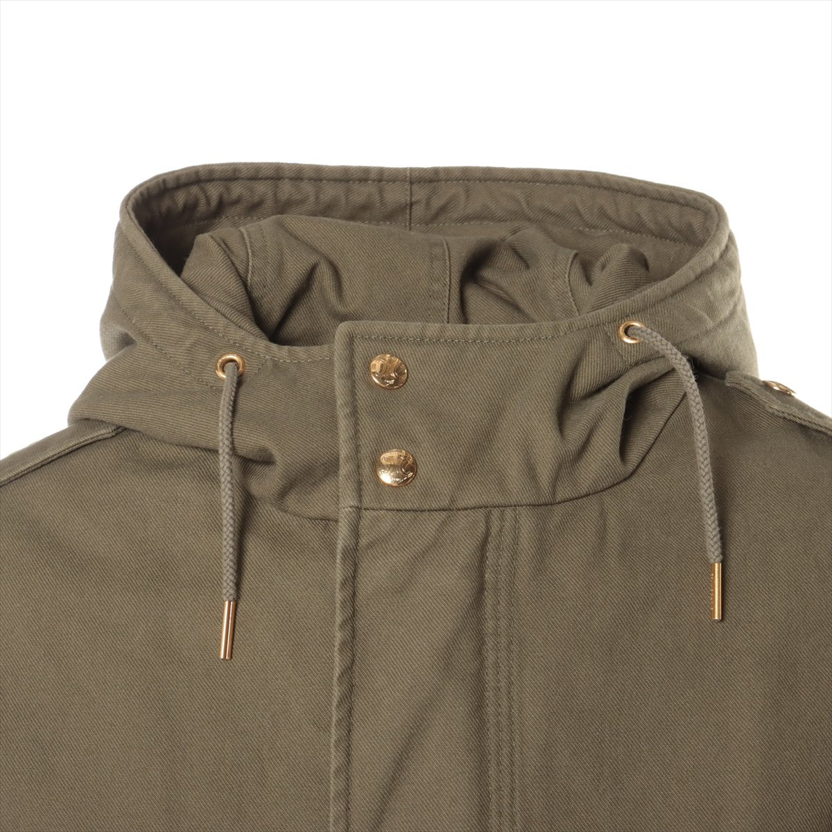 CELINE Cotton & Polyester Insulated jacket 34 Ladies' Khaki  2W487597C Eddie period