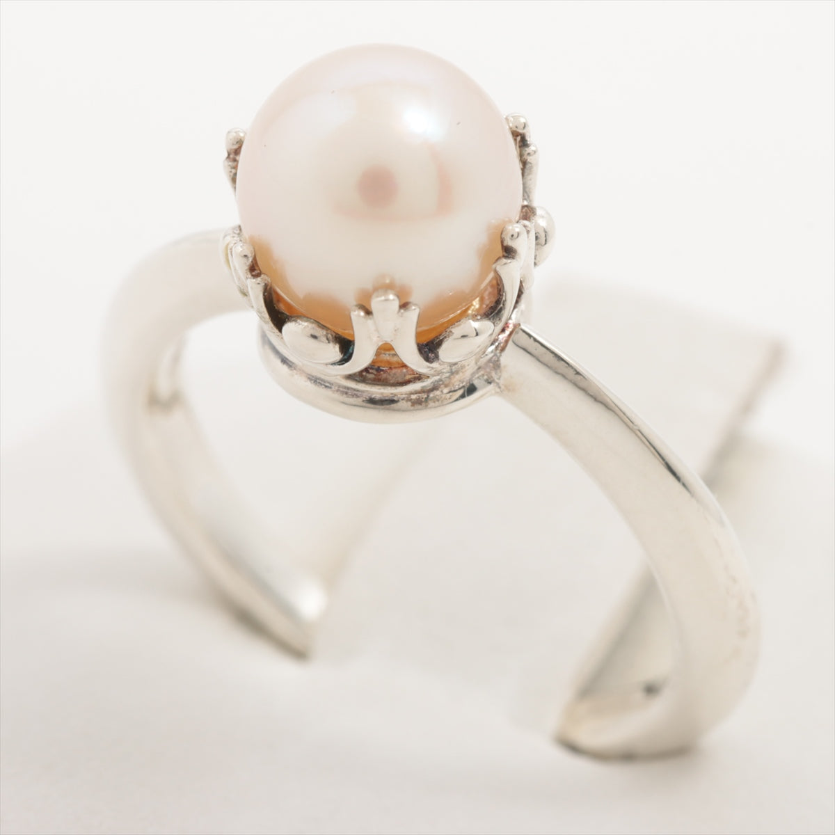 aget Pearl rings SV 3.5g Approx. 7.5mm