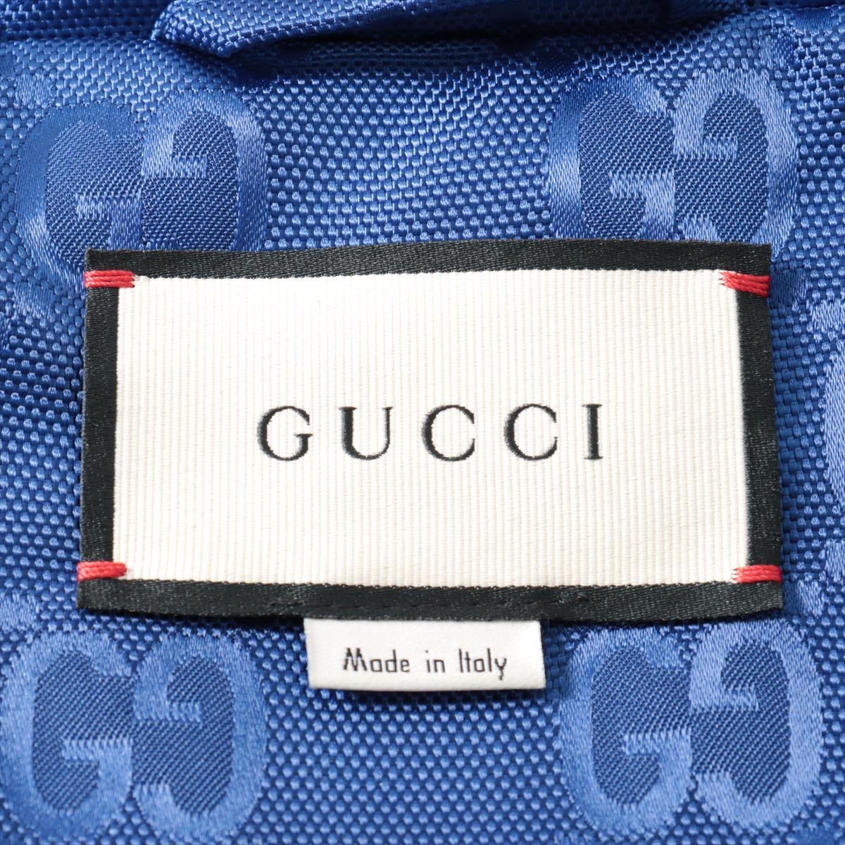 Gucci GG Nylon Blouson 46 Men's Navy blue  OFF THE GRID track jacket 631892