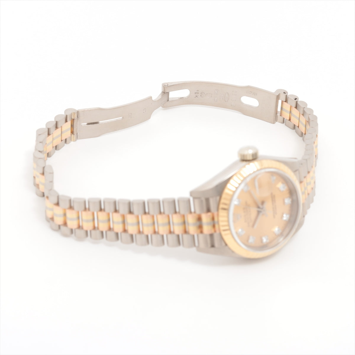 Rolex Datejust 69179BIC WG×YG×PG AT Champagne-Face Extra Link 2