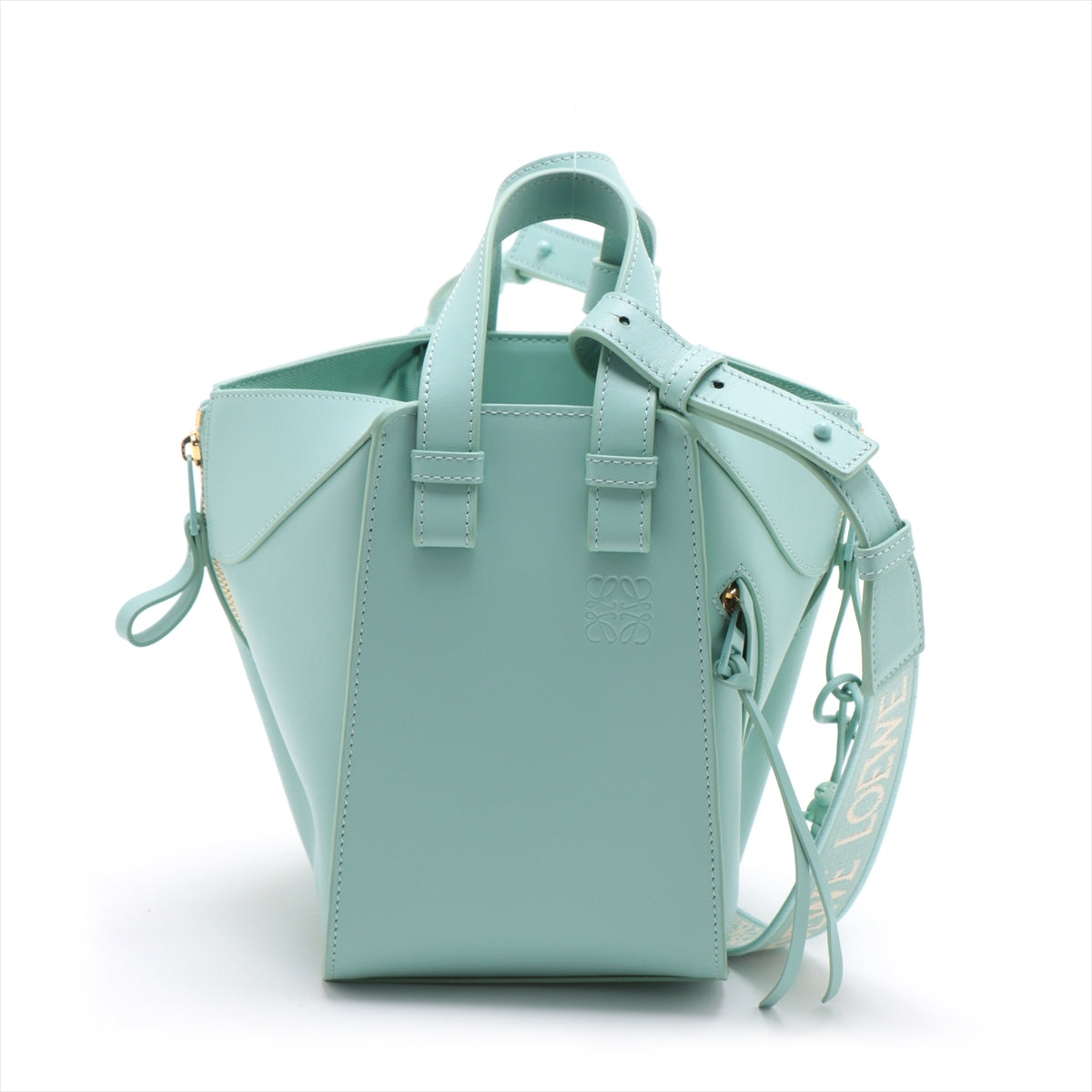 Loewe Hammock compacts Leather 2way handbag Blue