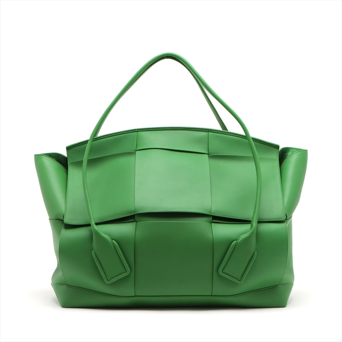 Bottega Veneta maxi intrecciato The Arco tote Leather Boston bag Green