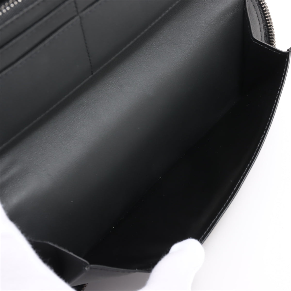 Louis Vuitton Damier Infini  Zippy wallet vertical N63548 Black Round-Zip-Wallet There was an RFID response