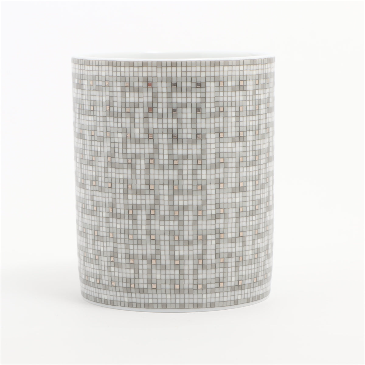Hermès mosaic24 Mug cup Ceramic Grey