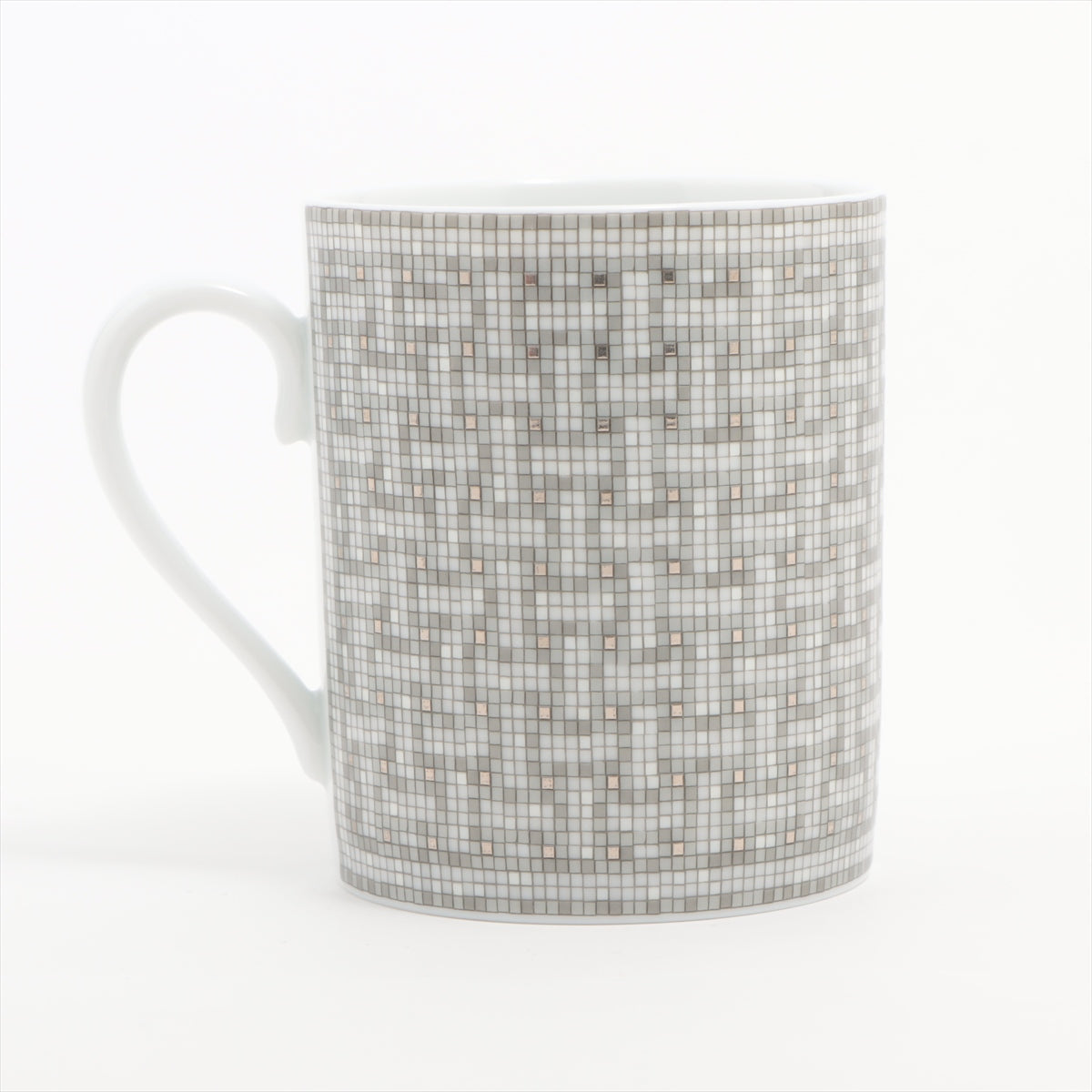 Hermès mosaic24 Mug cup Ceramic Grey