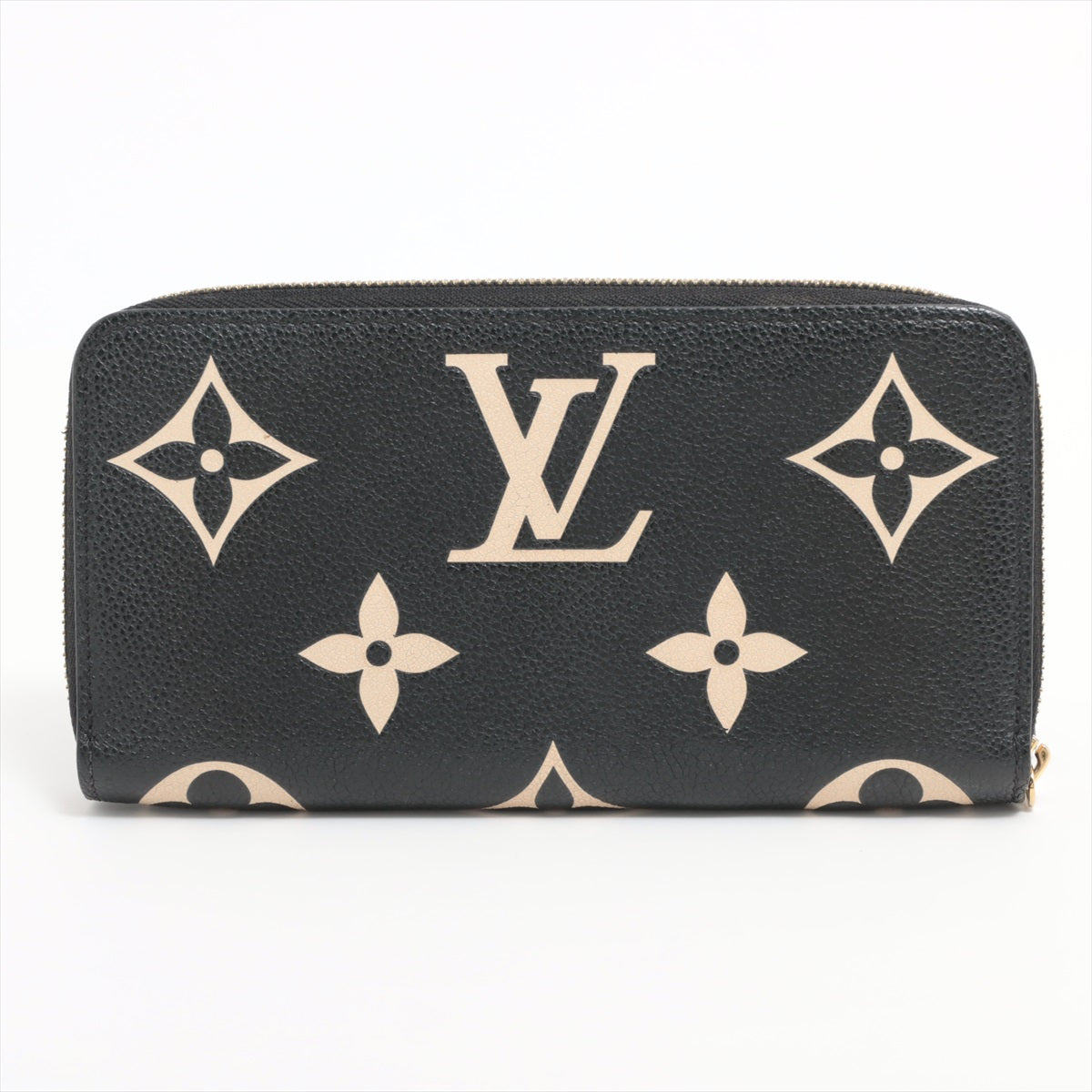 Louis Vuitton Bicolor Monogram Empreinte Zippy Wallet M80481 Noir Round-Zip-Wallet responsive RFID