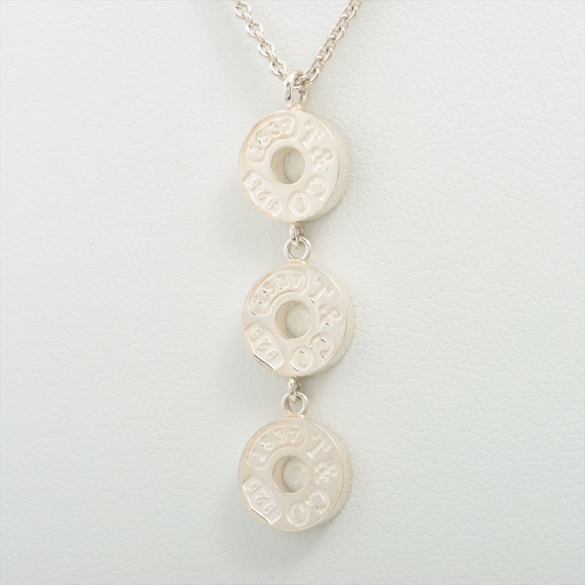Tiffany 1837 Circle Necklace 925 6.0g Silver