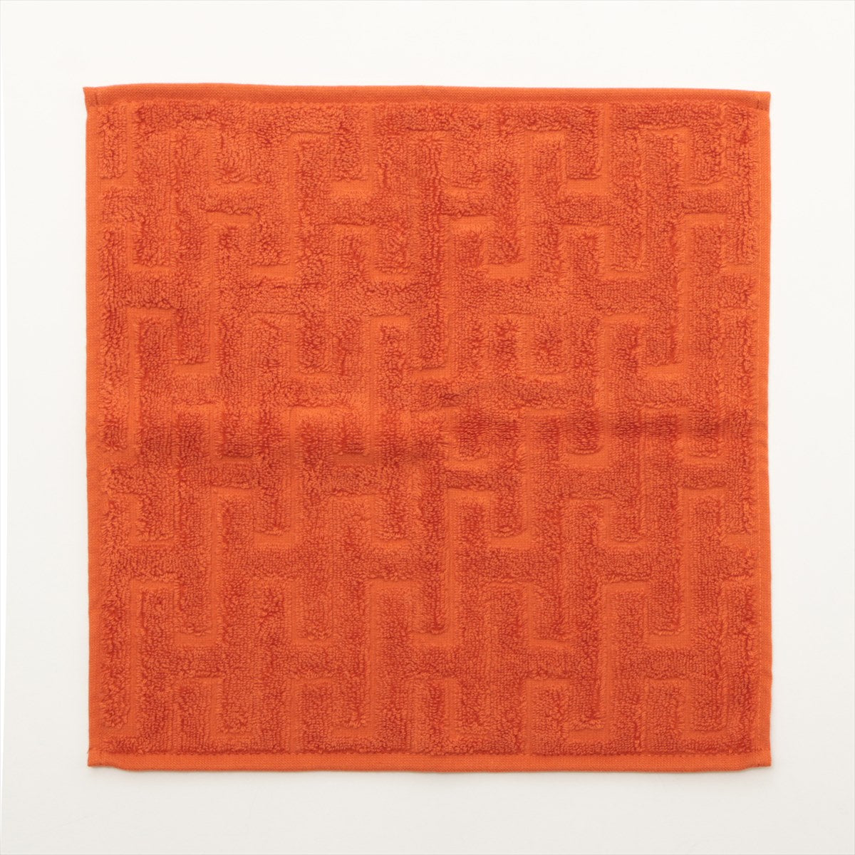 Hermès Labyrinth Towel Cotton Orange