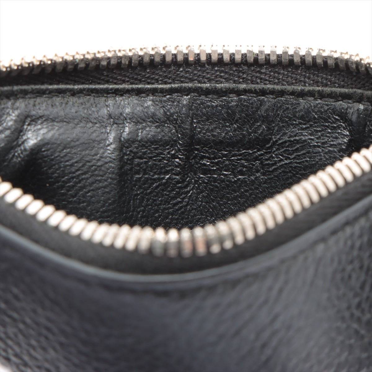 Balenciaga Everyday 594548 Leather Coin case Black