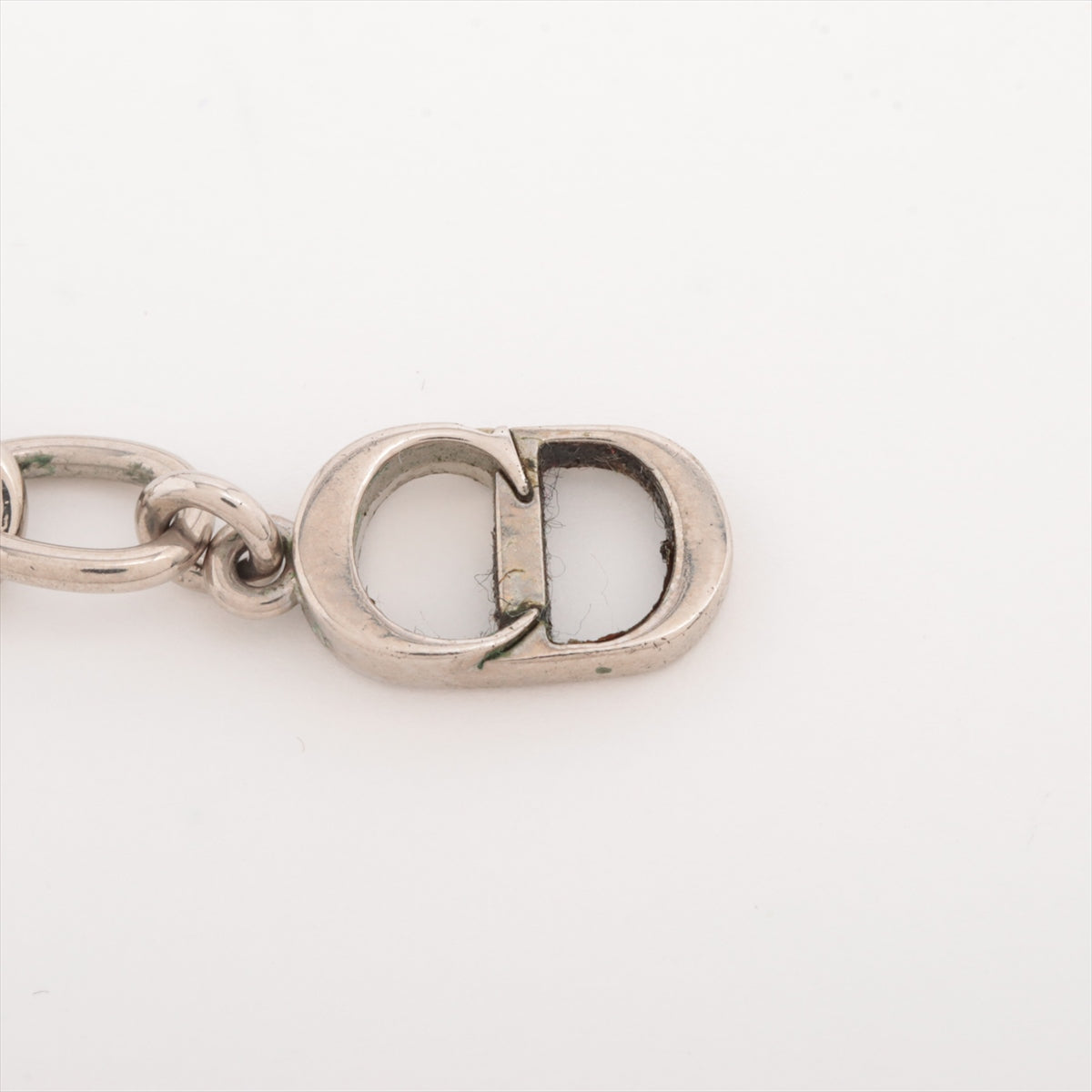 DIOR Dior logo Bracelet Metal x rhinestone Silver