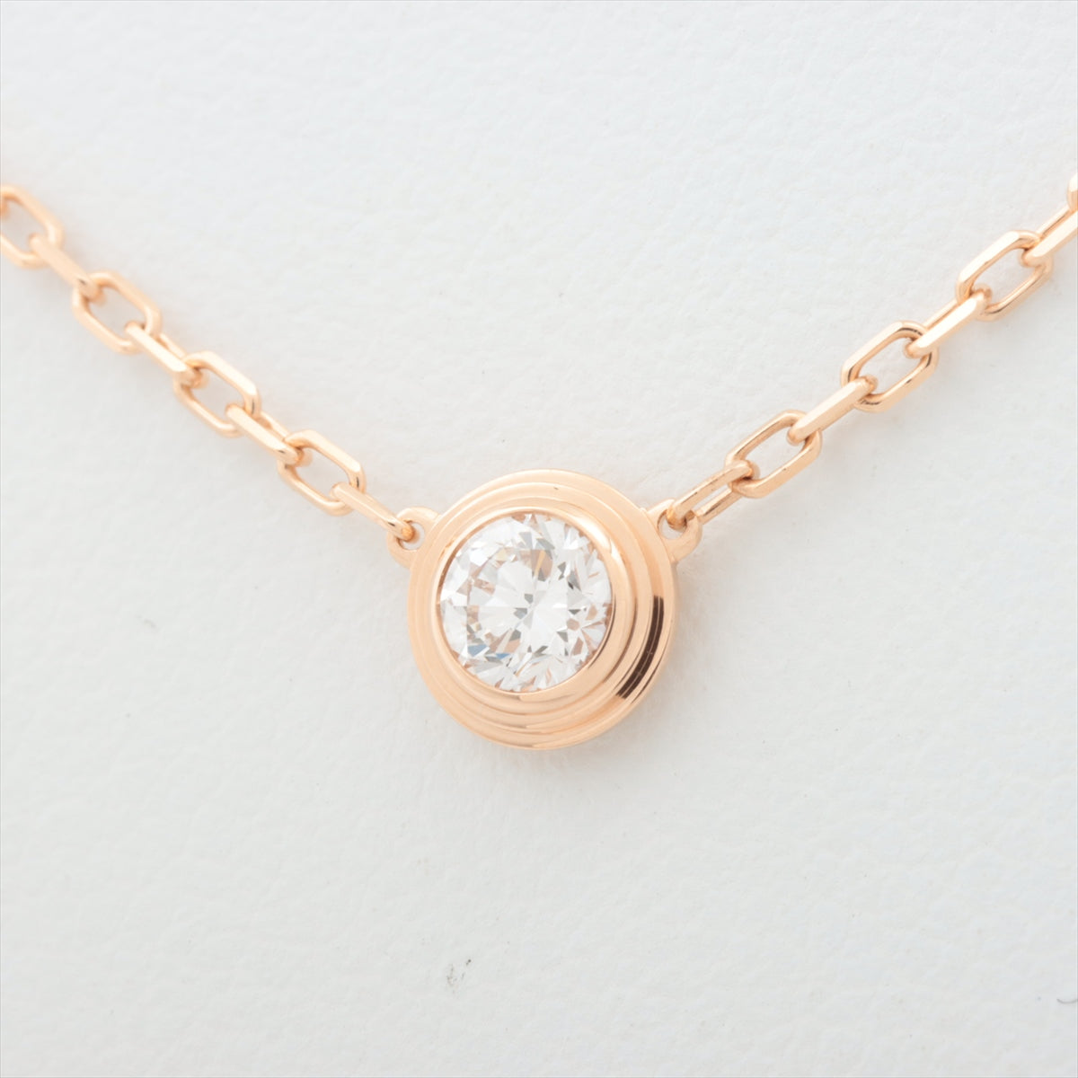Cartier Damenuhr LM diamond Necklace 750(PG) 2.8g