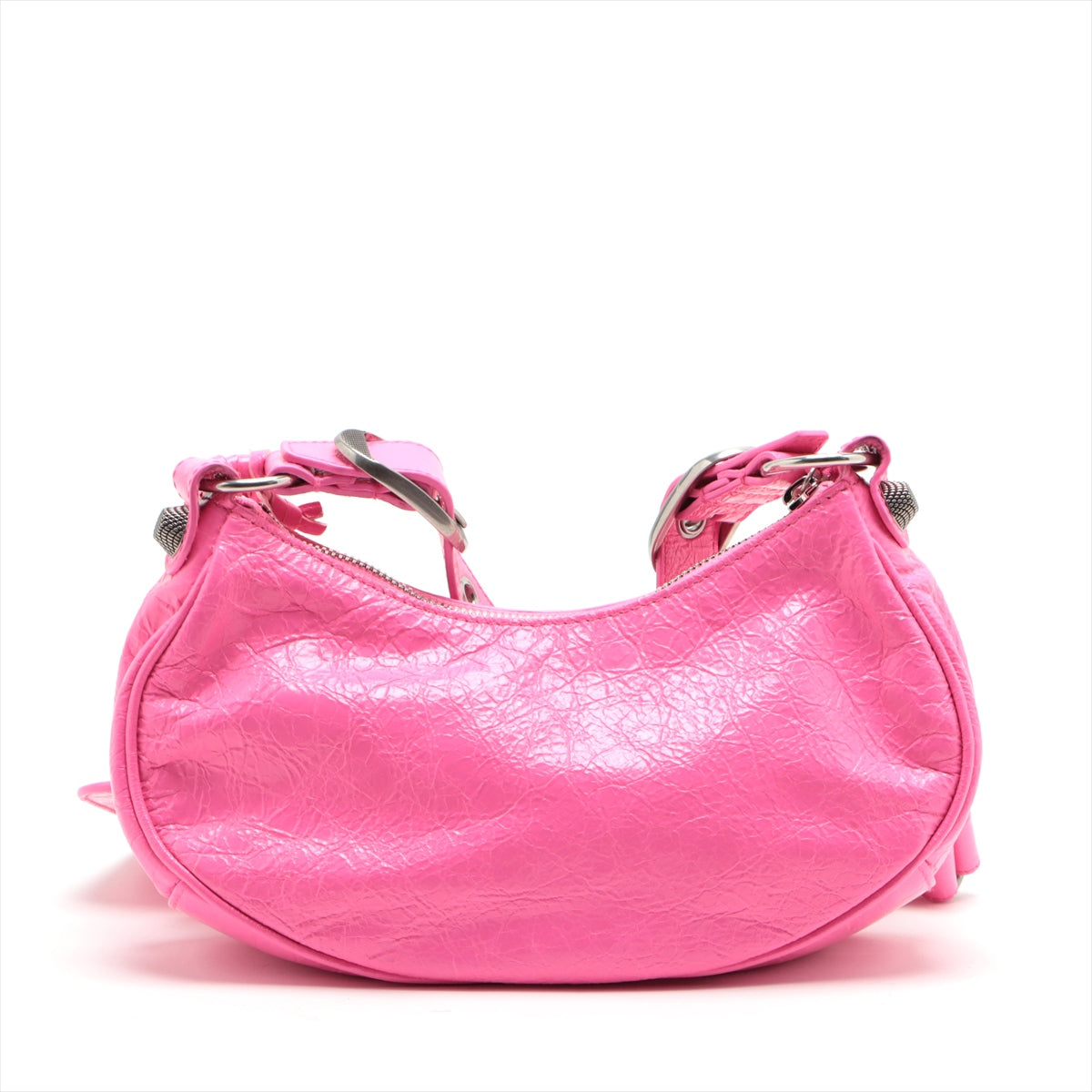 Balenciaga Arena Leather Shoulder bag Pink 671309 With mirror