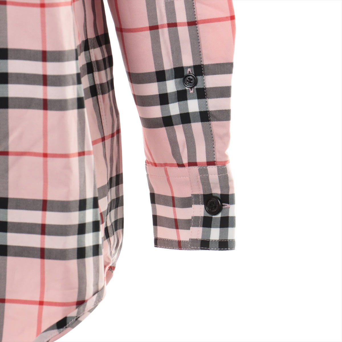 Burberry Tissi period Cotton Shirt 34 Ladies' Pink  8054631 Logo embroidery