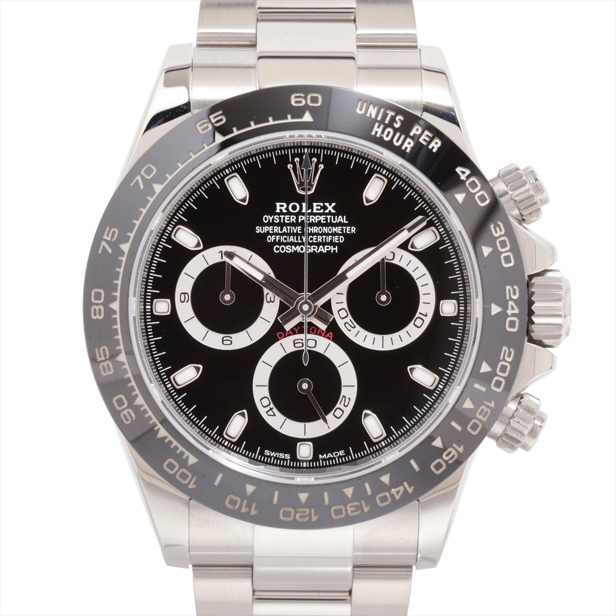 Rolex Cosmograph Daytona 116500LN SS AT Black-Face Extra Link 2