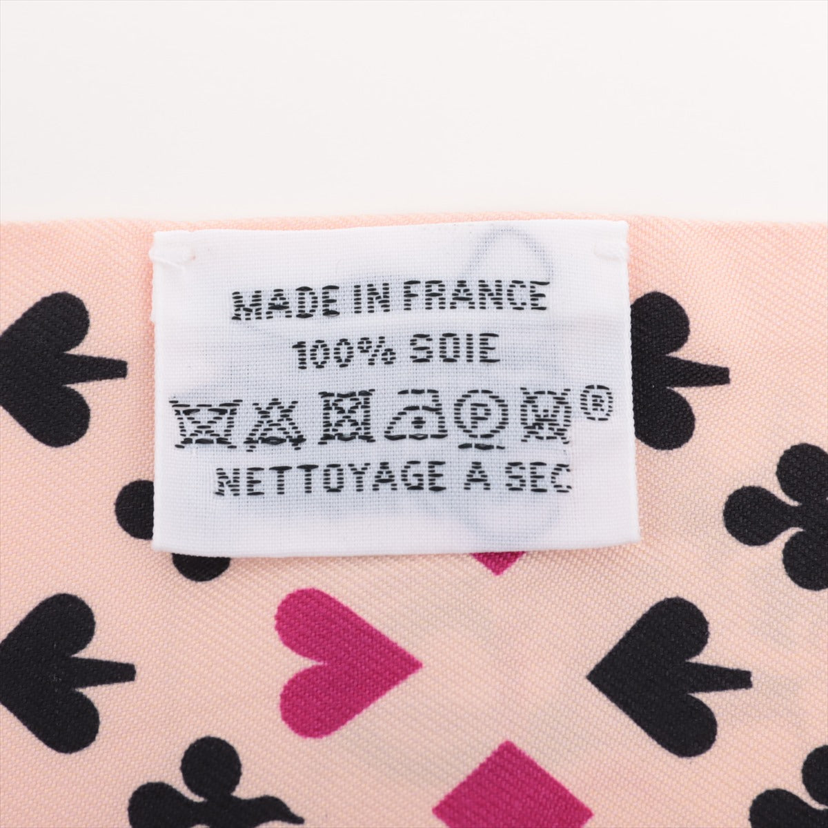 Hermès Twilly Jeu De Cartes Scarf Silk Pink