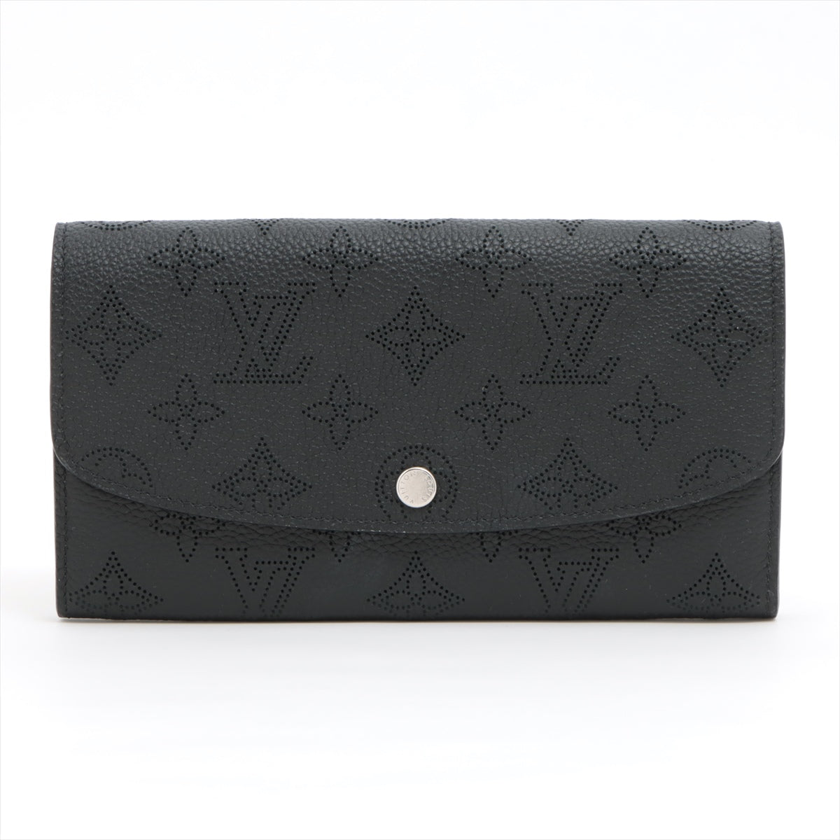 Louis Vuitton Mahina Portefeuille Iris M60143 Noir Long wallets responsive RFID