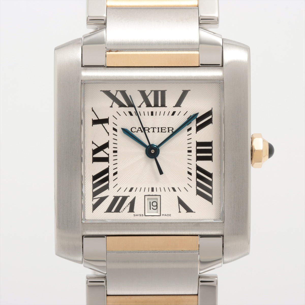 Cartier Tank Francaise W51005Q4 SS×YG AT Silver-Face