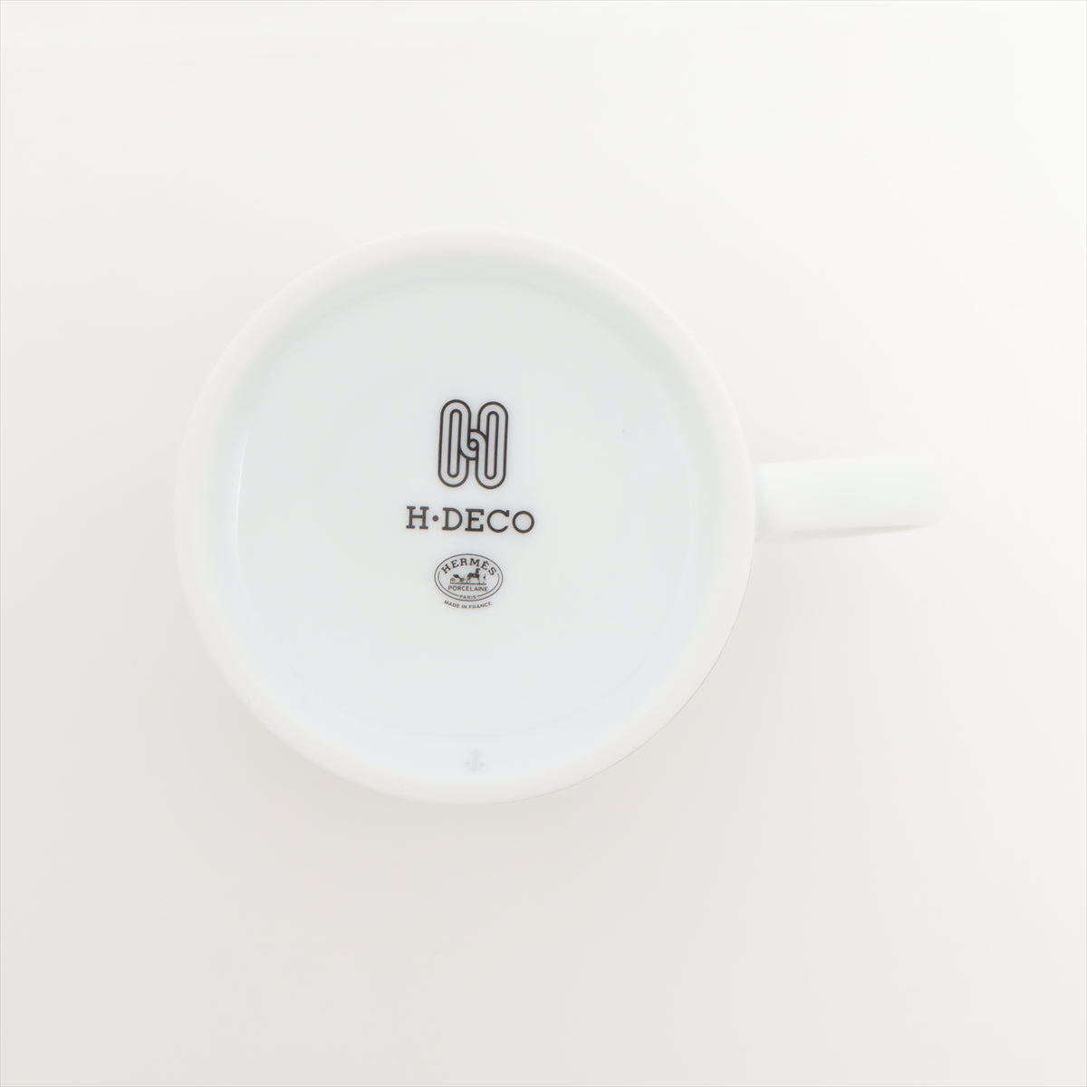 Hermès H Deco Mug cup Ceramic Black