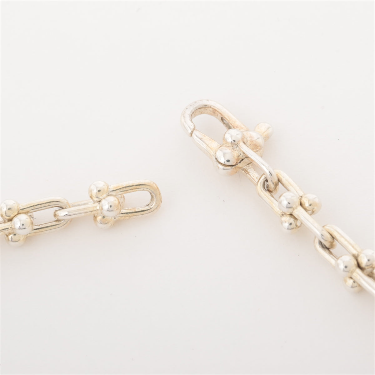 Tiffany Hardware Micro Link Bracelet 925 6.8g Silver