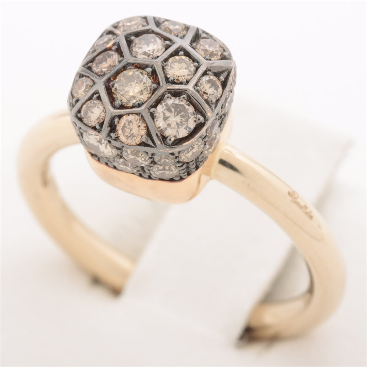 Pomellato Nude diamond rings 750(PG×WG) 6.1g 52 PAB5010_O6000_DBR00